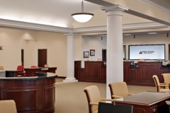 New construction of First Bank designed by Architects Southwest. Located in Lafayette, Louisiana.